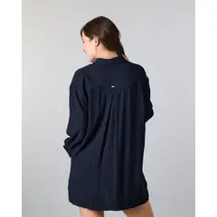 POLEMIC - Blusa Mujer manga larga Relaxed Fit Negro