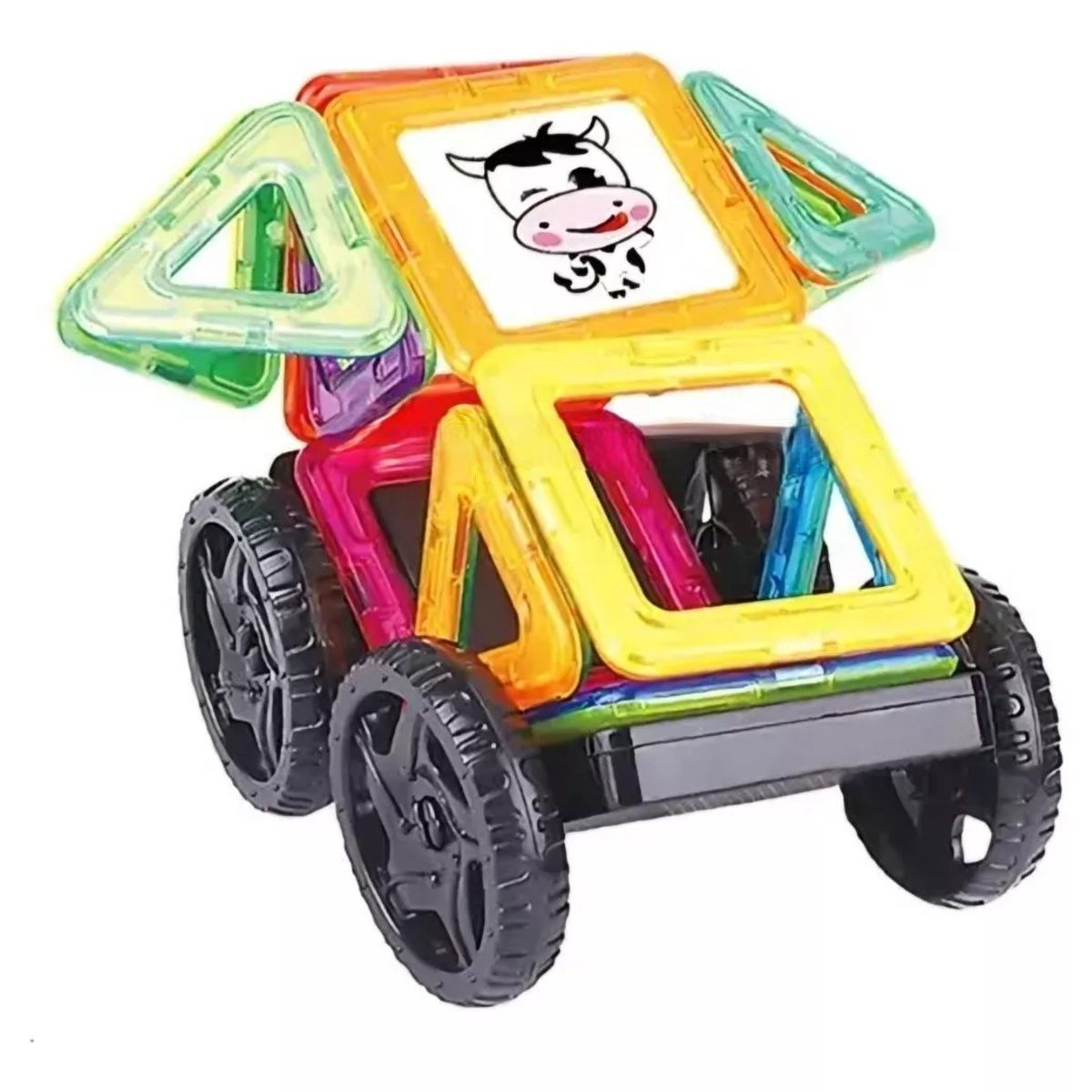 GENERICO - Bloques Magnéticos Diseño Auto - 38 Piezas