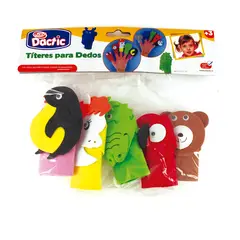 DACTIC - Títeres De Dedos Goma Eva Animales