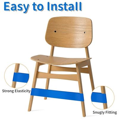 Imagen 2 del producto Banda cinta elástica para sillas - Pies inquietos autismo hiperactividad TDAH - AZUL