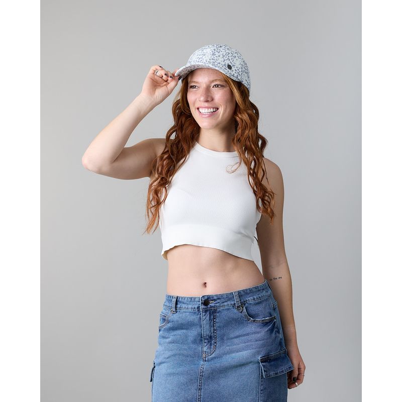 POLEMIC - Polera Top Halter Mujer color sólido Polemic
