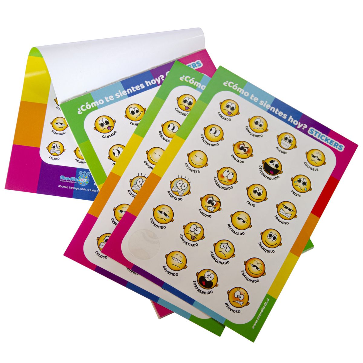 MUNDITO DT - STICKERS DE EMOCIONES