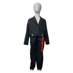 EKOL TACTICA MILITAR - Traje Huaso Elegante Color Negro Niño Fechas Patrias