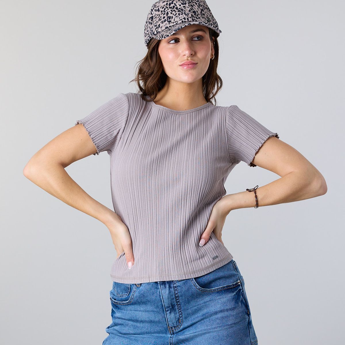 POLEMIC - Polera Mujer procesada Rib Fantasy Polemic