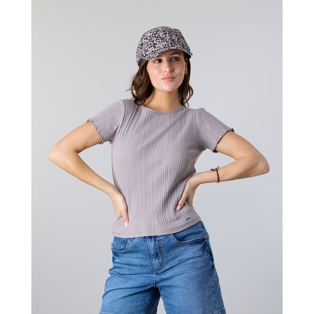 POLEMIC - Polera Mujer procesada Rib Fantasy Polemic