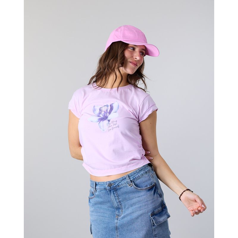 POLEMIC - Polera Mujer Algodón Print Polemic