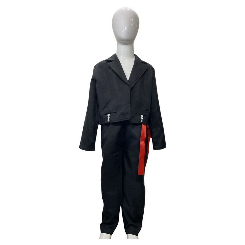 EKOL TACTICA MILITAR - Traje Huaso Elegante Color Negro Niño Fechas Patrias
