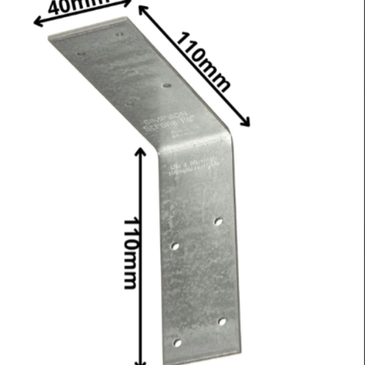 SIMPSON - CONECTOR  A.GALV. ANGULO DE REFUERZO A44