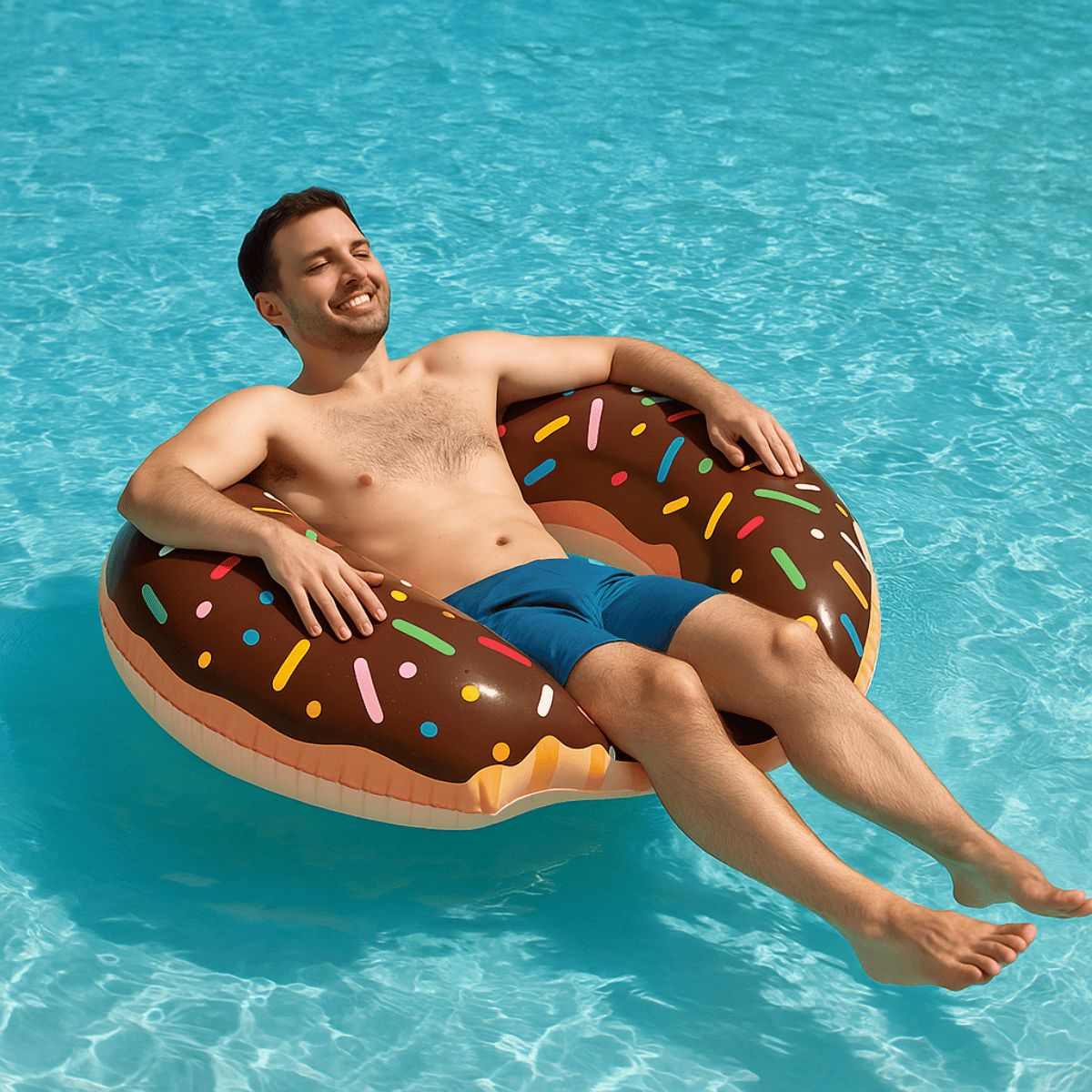 MOVI - Flotador Inflable en Forma de Dona