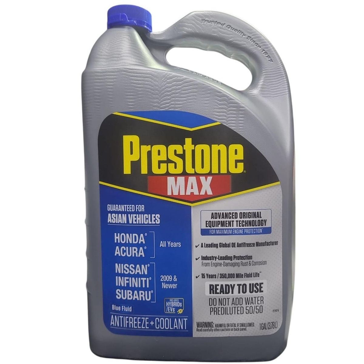 PRESTONE - Refrigerante y Anticongelante Prestone 50/50 Azul 3.8L