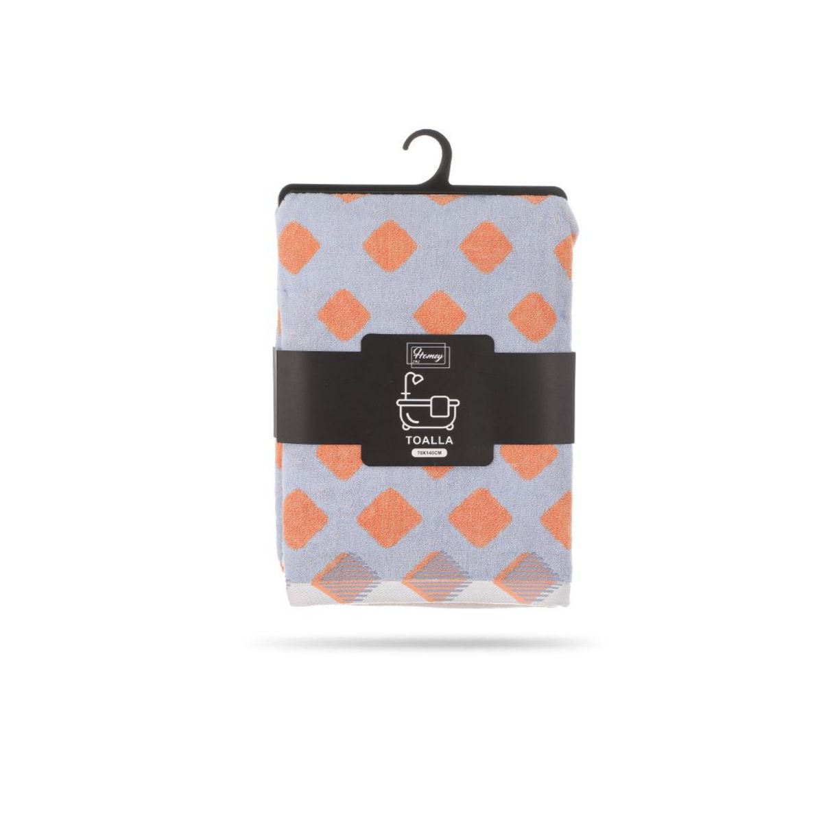 HOMEY - Pack 2 Toalla Baño Colores Variado 100% Algodón 70x140 cm