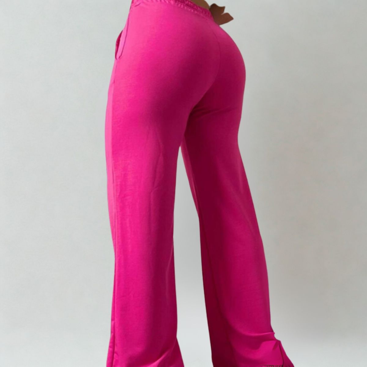 DESIGNERS - Pantalón de Mujer Palazzo Buzo Algodón