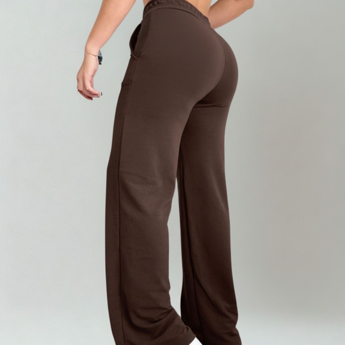 DESIGNERS - Pantalón de Mujer Palazzo Buzo Algodón