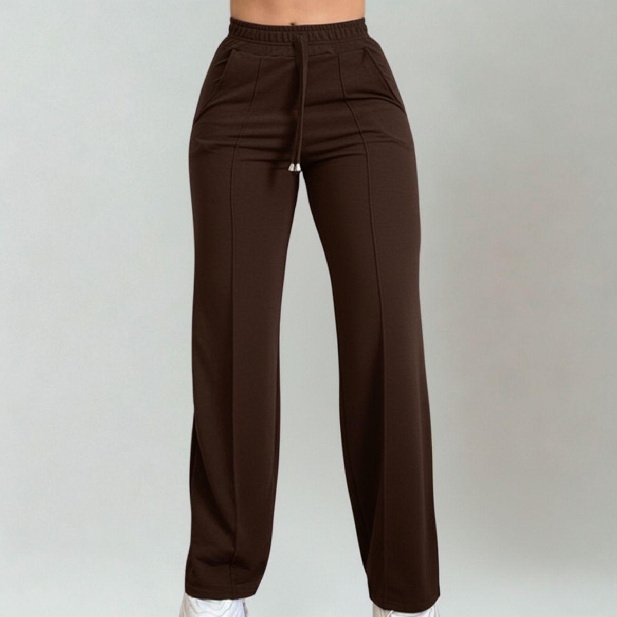 DESIGNERS - Pantalón de Mujer Palazzo Buzo Algodón