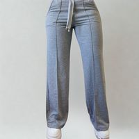 Pantalón de Mujer Palazzo Buzo Algodón