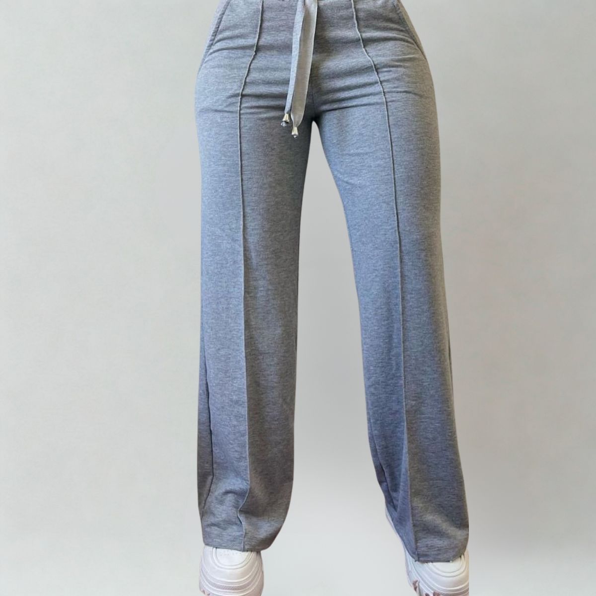 DESIGNERS - Pantalón de Mujer Palazzo Buzo Algodón