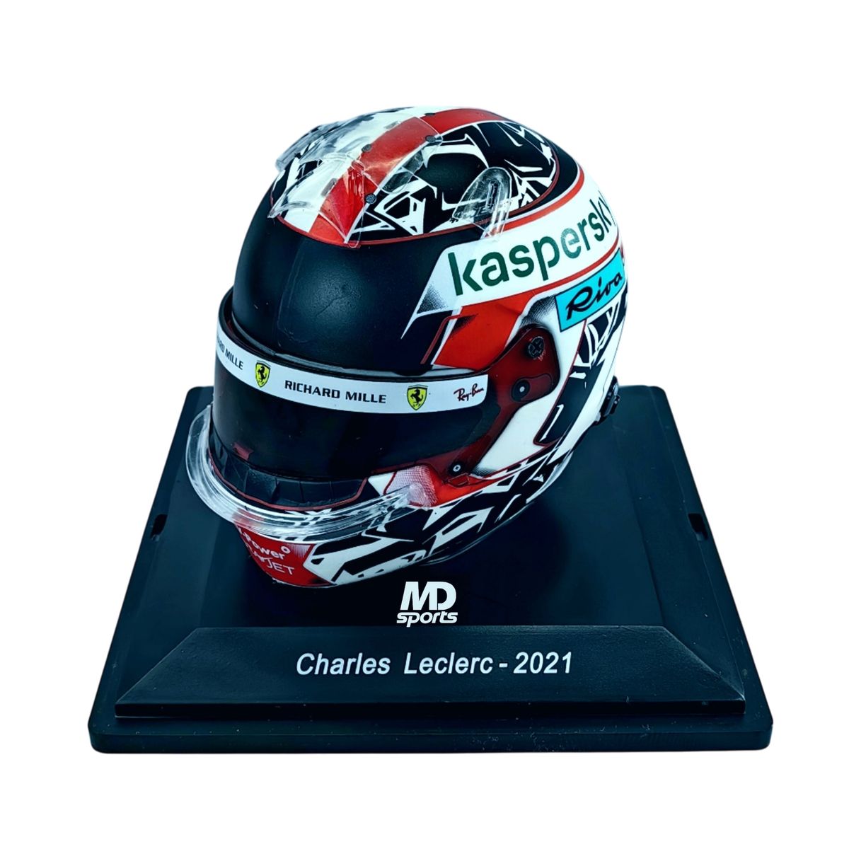 SPARK - Casco Formula 1 Charles Leclerc Ferrari 2021 Spark 1:5