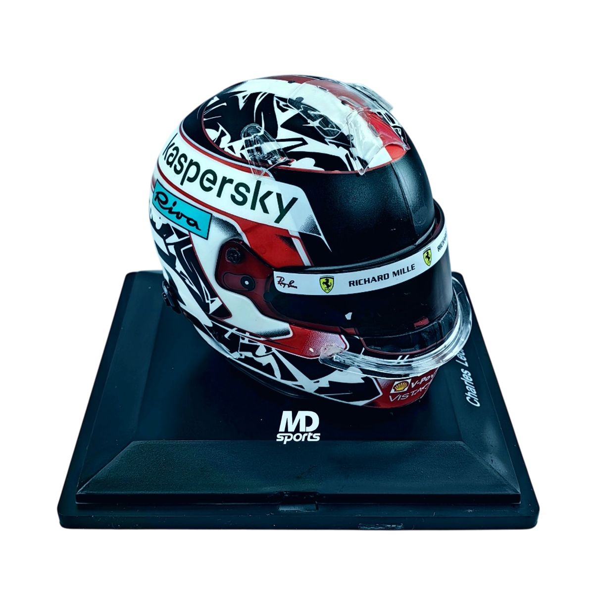 SPARK - Casco Formula 1 Charles Leclerc Ferrari 2021 Spark 1:5
