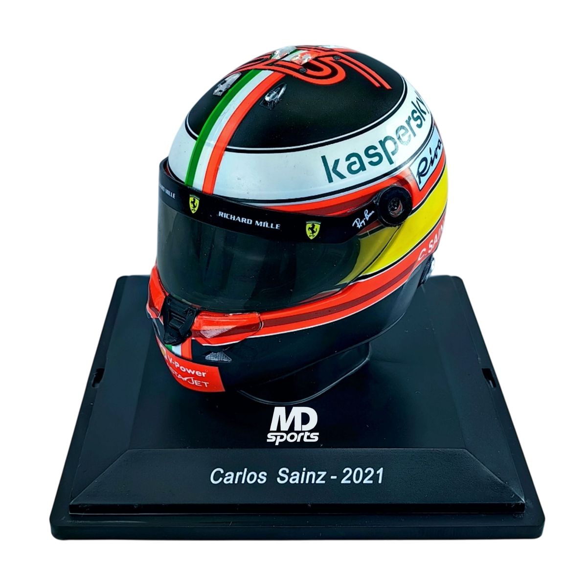 SPARK - Casco Formula 1 Carlos Sainz Ferrari GP Monza 2021 Spark 1:5