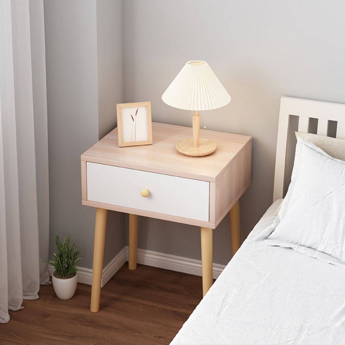 GENERICO - Velador Con Cajón 40x30x55