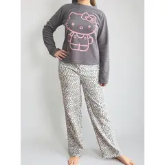 HELLO KITTY - Pijama Micropolar Mujer