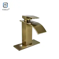 GENERICO - Llave Monomando Lavamanos Gold Brushed FK