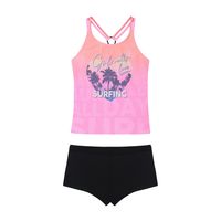 Traje de Baño Niña Teens Tankini UV50 Hot Pant Rosa - Rosa