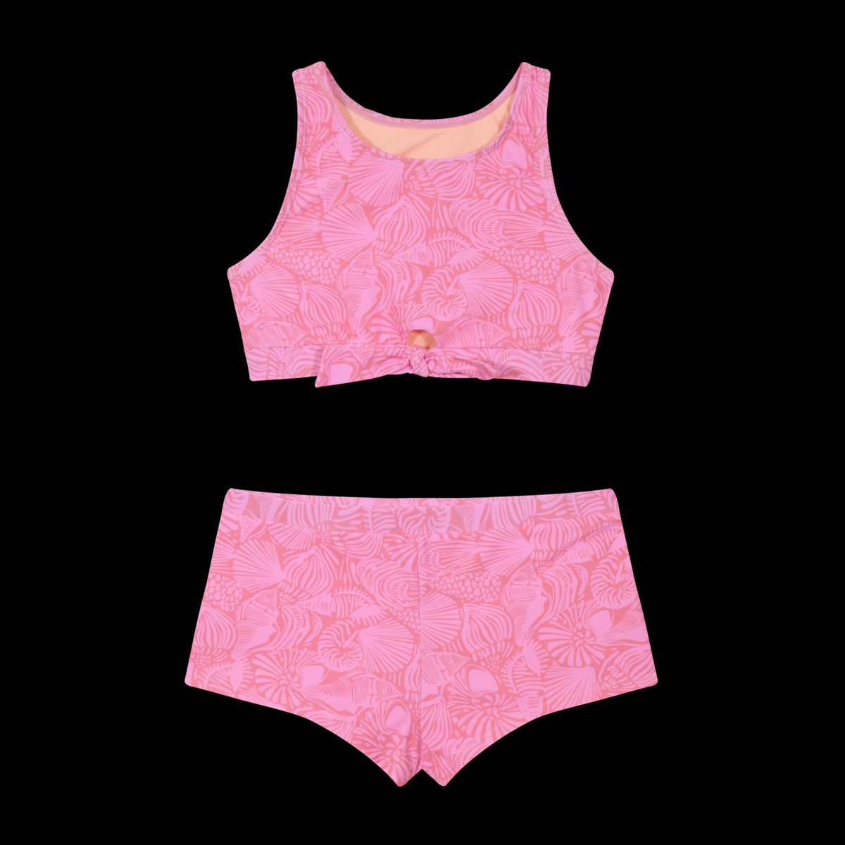 H2O WEAR - Traje de Baño NiñaTeens Tankini UV50 Crop Top H2O Wear Rosa - Rosa