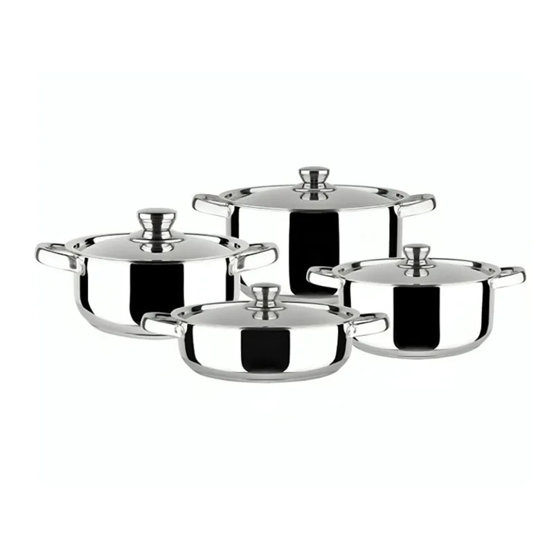 DORAL - Bateria Acero Inoxidable 8 Piezas Doral  Malaga