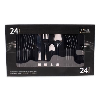 Imagen 2 del producto SET CUCHILLERIA PRAGA 24 PZS 20mm