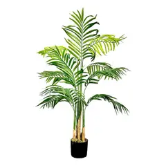 ARBUSTO REAL - Planta Artificial Palmera 120 cm Verde