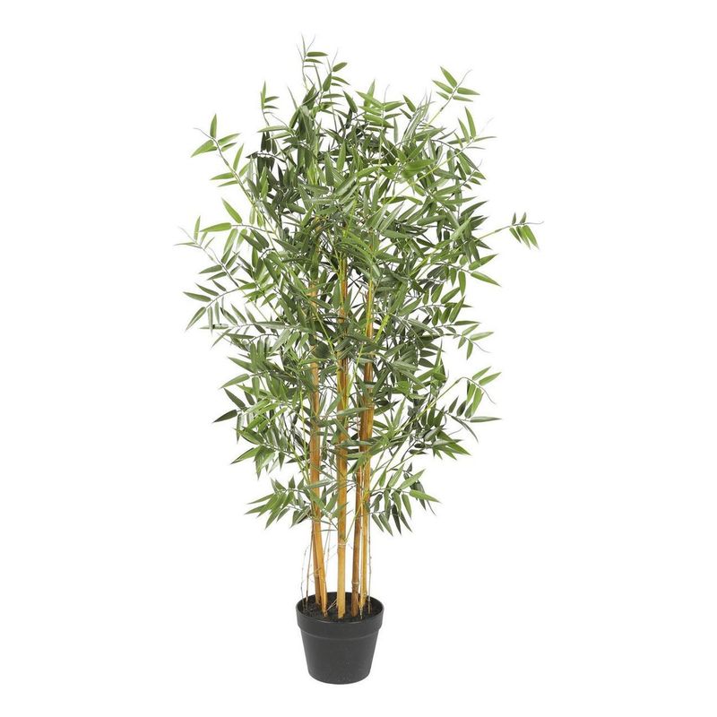 ARBUSTO REAL - Bamboo 120 Cm  730 Hojas Verde