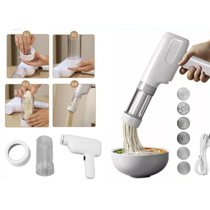 GENERICO - Máquina Manual Recargable Para Hacer Fideos