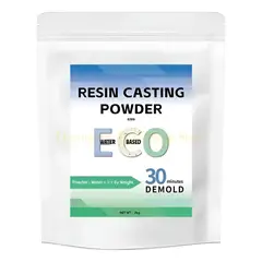GENERICO - Resina En Polvo Al Agua 2000gr (2kg) Seca En 30 minutos