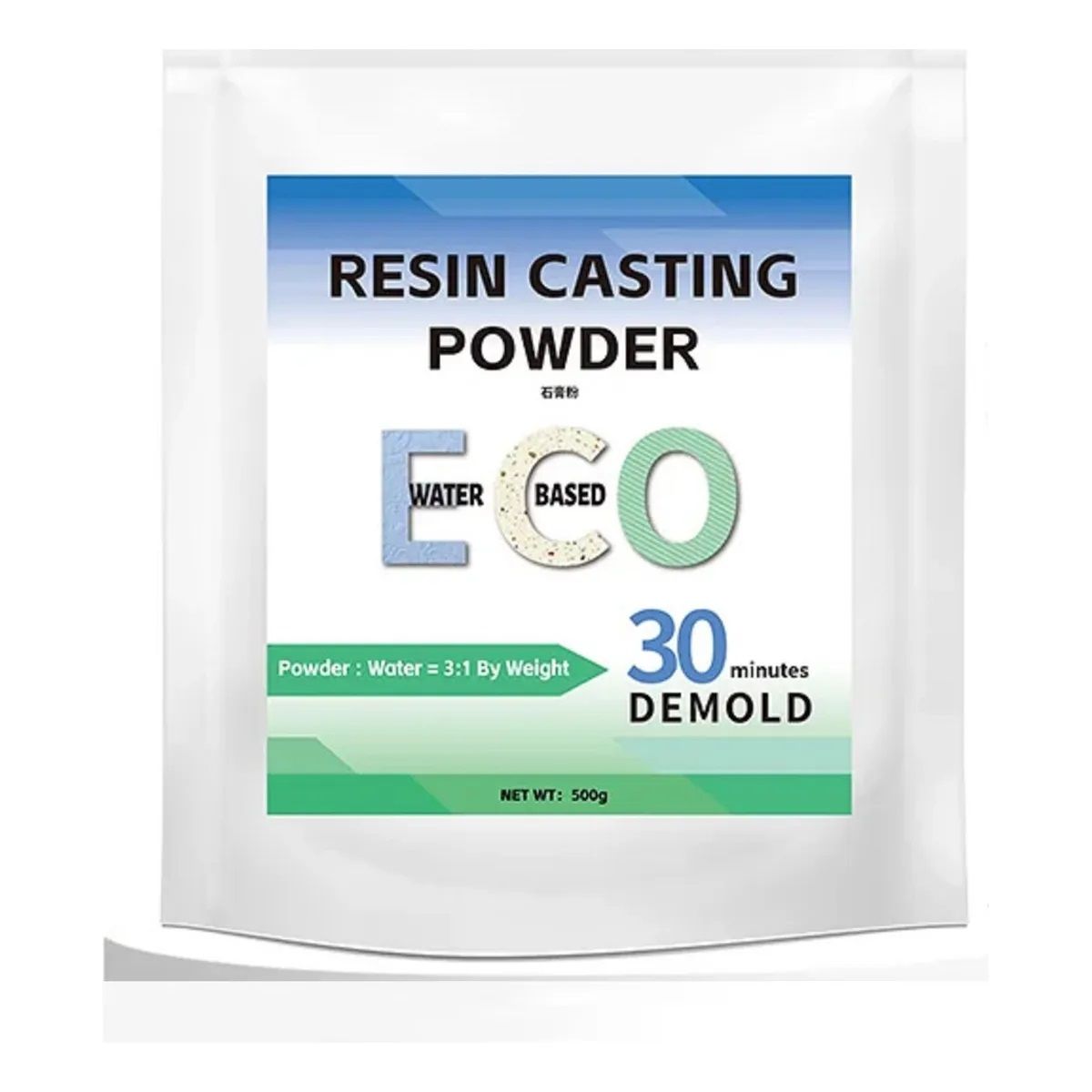 GENERICO - Resina En Polvo Al Agua 500gr 12kg Seca En 30minutos