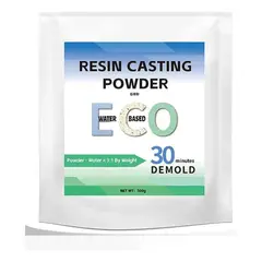 GENERICO - Resina En Polvo Al Agua 500gr 12kg Seca En 30minutos