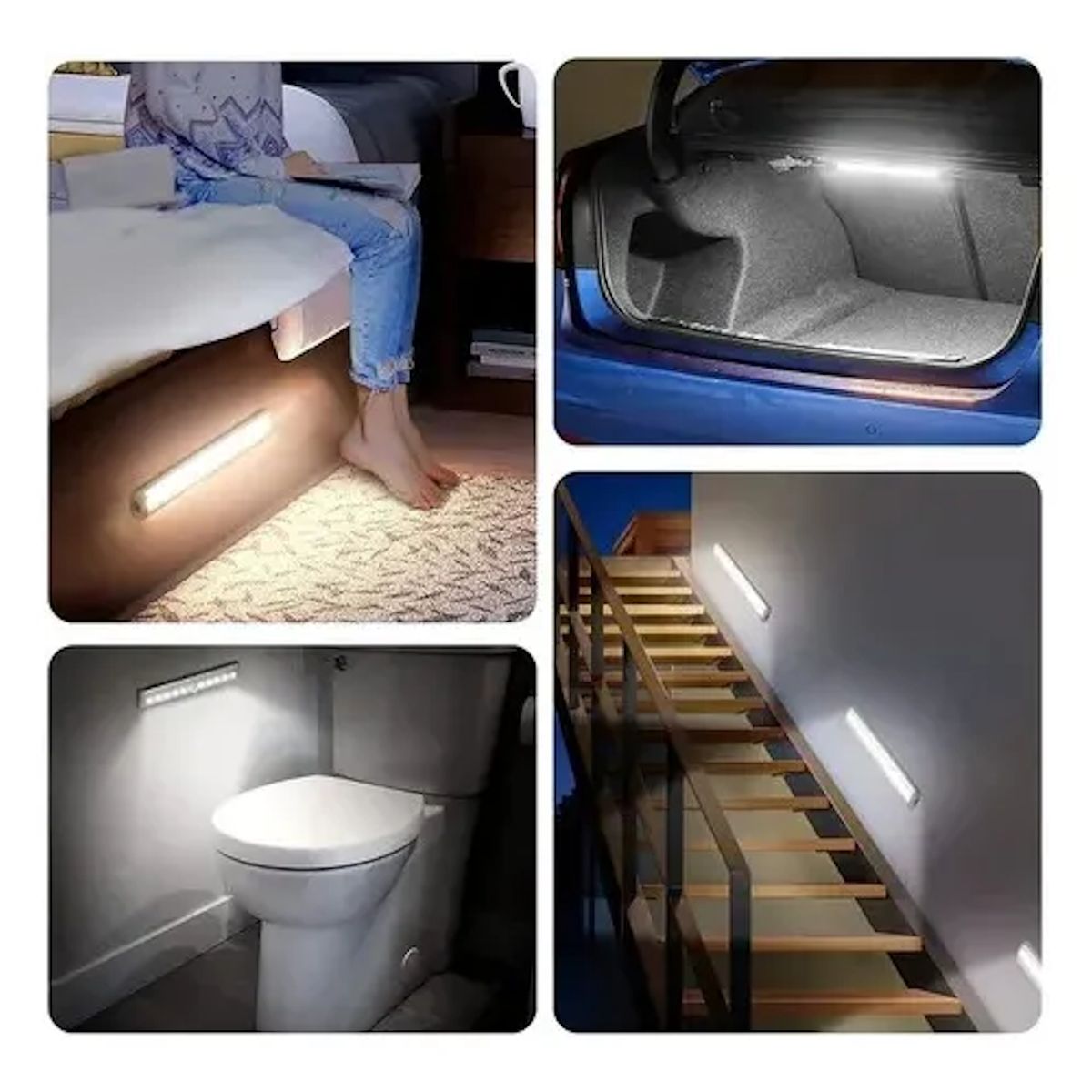 GENERICO - Barra Led Luz Carga Usb Con Sensor De Movimiento