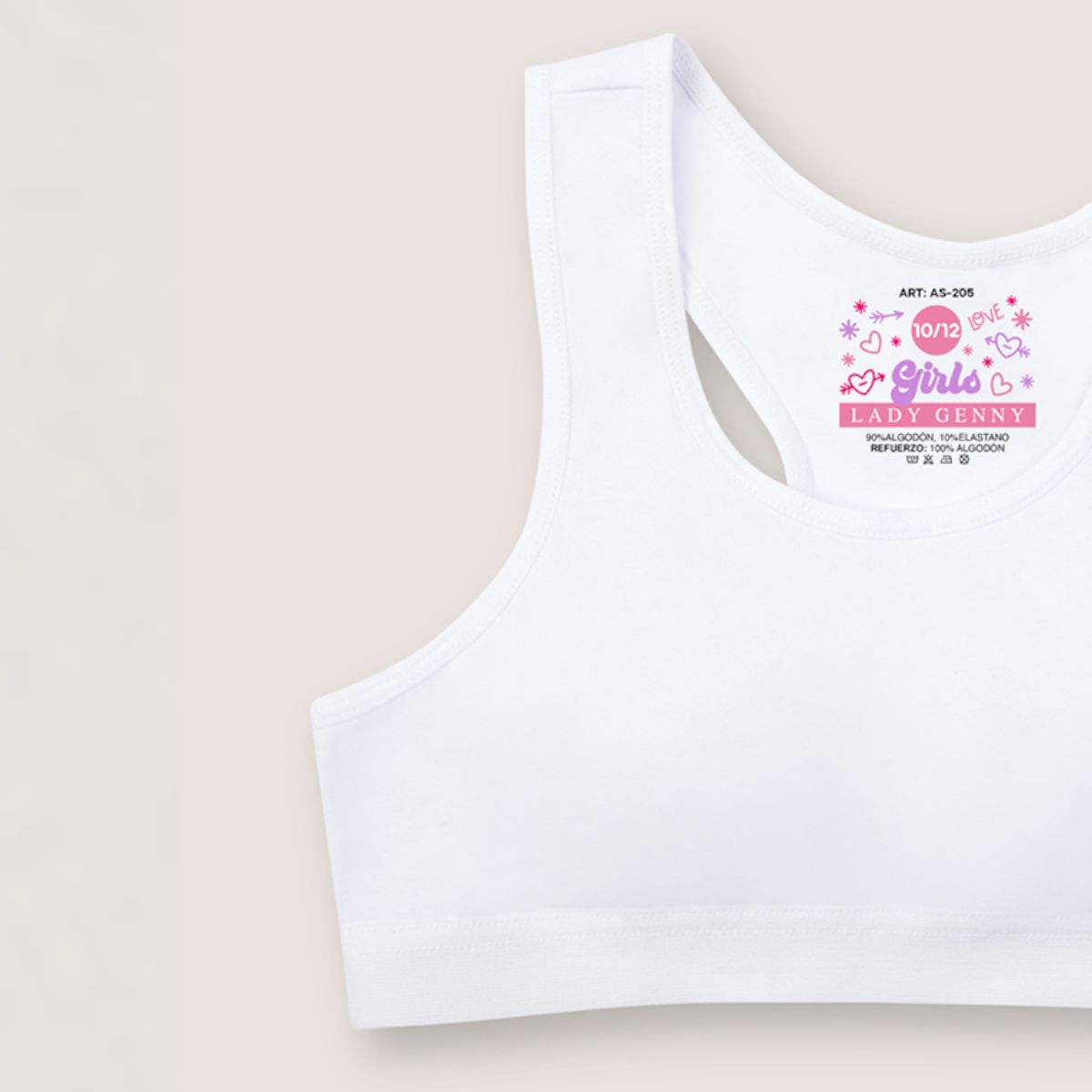 LADY GENNY - Top Cotton Spandex Niña