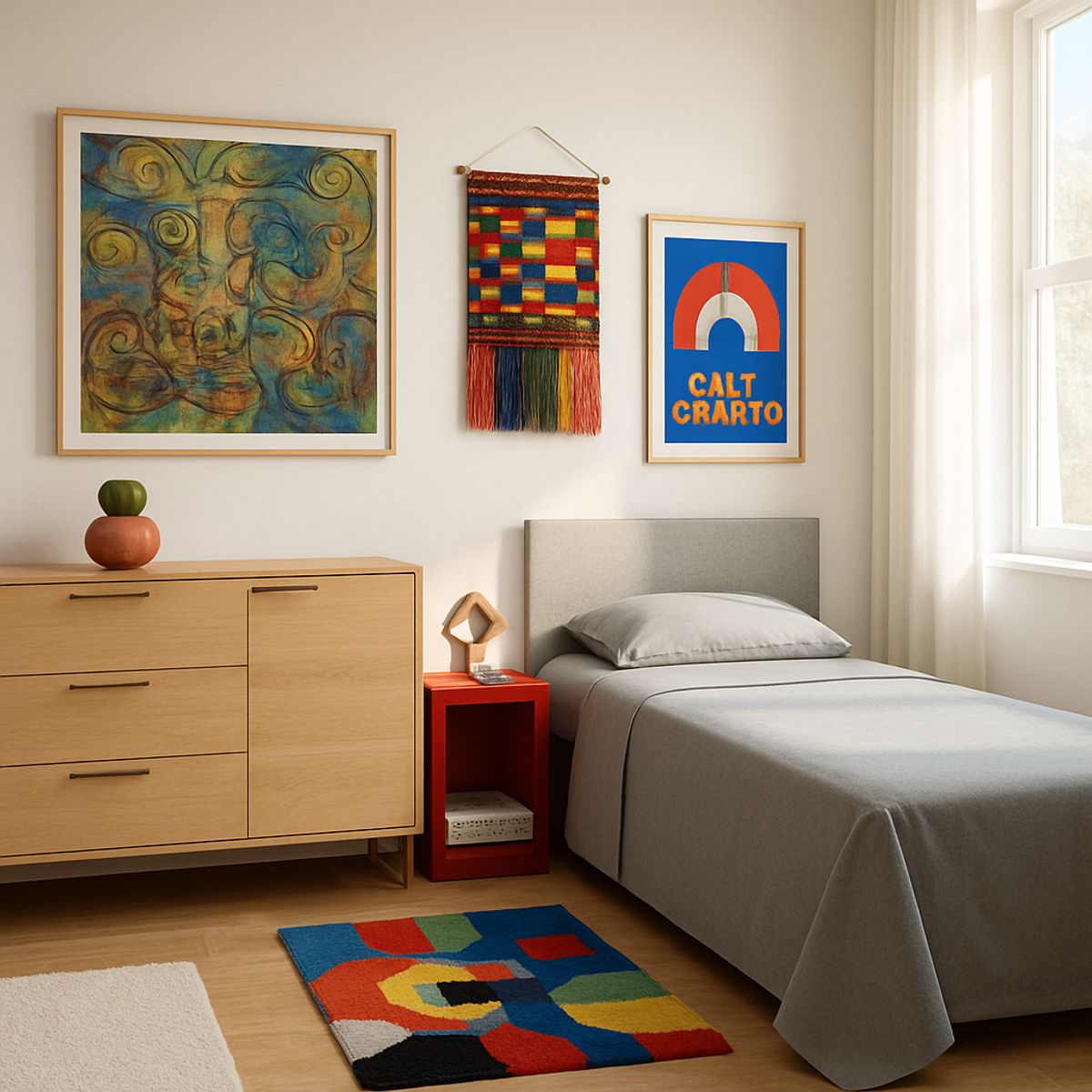 ARMONIA - Juego de sábanas Twin 1 plaza 144 hilos diseño gris
