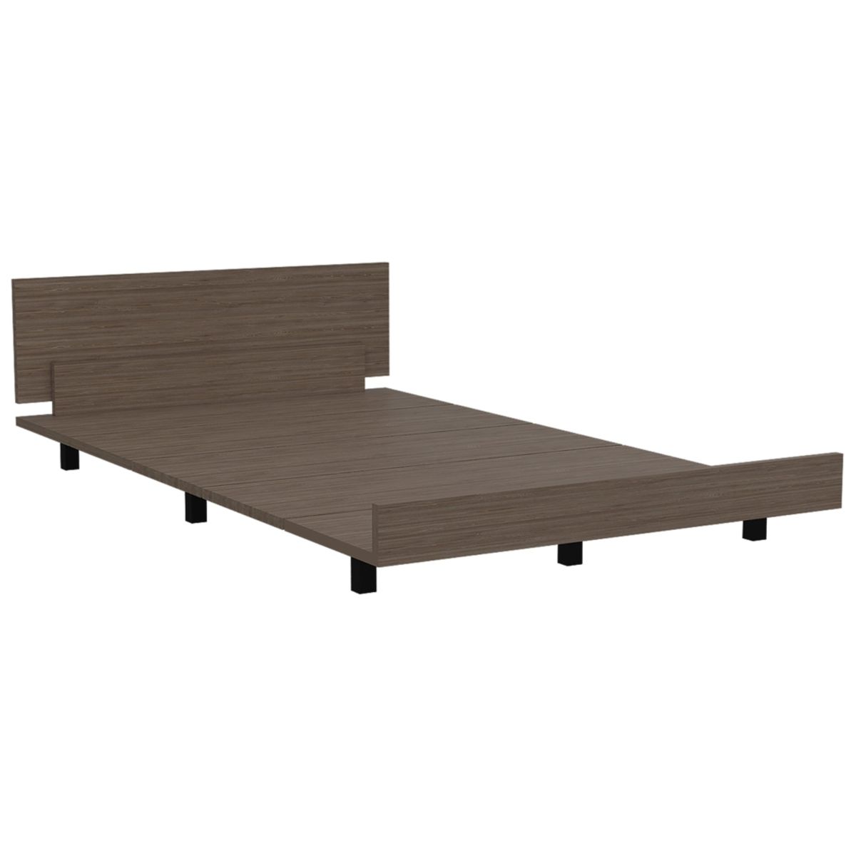 TUHOME - Base De Cama Kaia 1 Plaza 120 Cm Miel