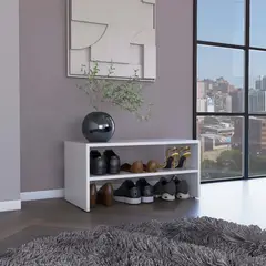 TUHOME - Modulo Zapatero Apilable x1 Unidad Blanco