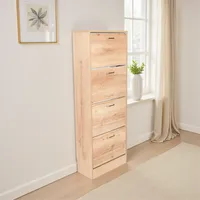 Zapatero Organizador Z-51 Duna Y Blanco 140x51x23 Cm