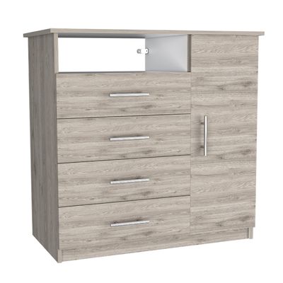 Imagen 2 del producto Cómoda Perú 4 Cajones 1 Puerta Bardolino 88x91x45 Cm