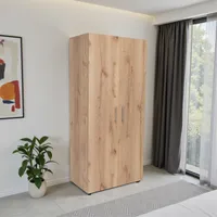 Closet Tera 2 Puertas Duna Y Blanco 180x180x48 Cm