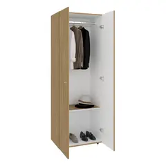 TUHOME - Closet Colgador 2 Puertas 170x60x402 Cm Fresno