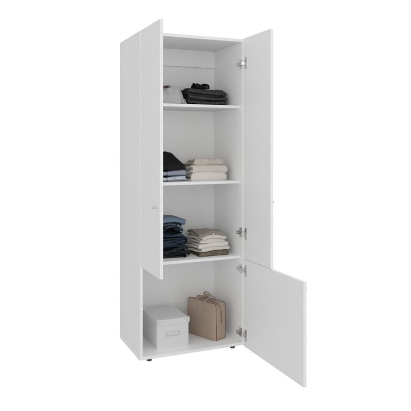 TUHOME - Closet 3 Puertas Tuhome 170x60x402 Cm Blanco