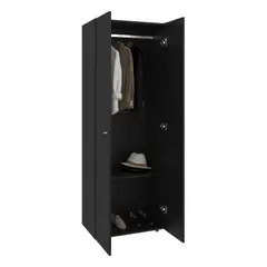 TUHOME - Closet Colgador 2 Puertas 170x60x402 Cm Wengue