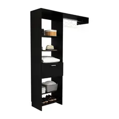TUHOME - Walking Closet 150 Cm Manchester 1 Cajón Wengue