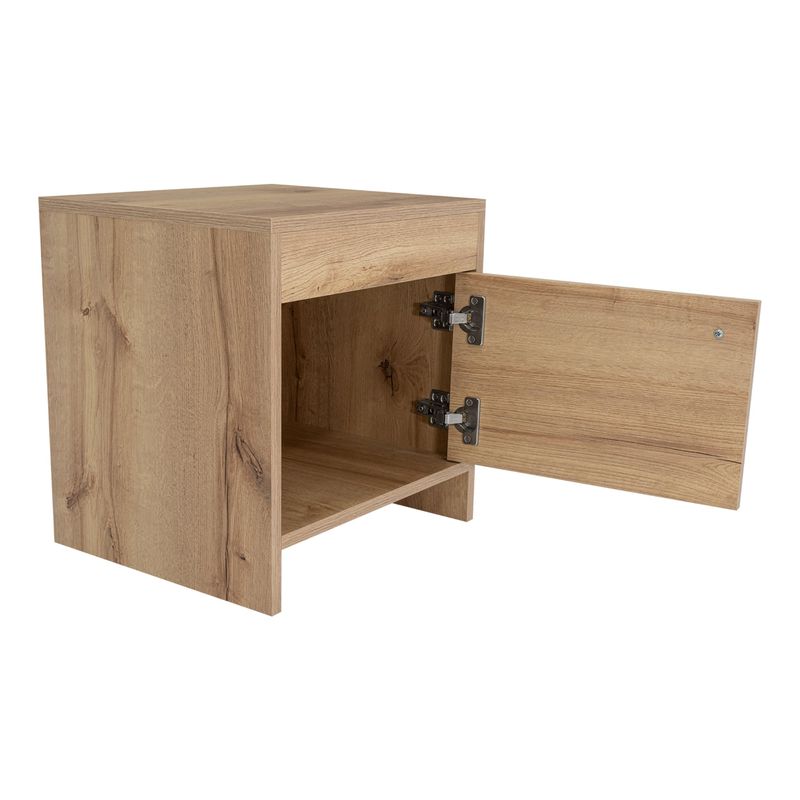 TUHOME - Velador 1 Puerta Colore Duna 41x40x35 Cm