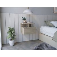 Velador Flotante Dreams 1 Cajón Ceniza 29x35x33 Cm